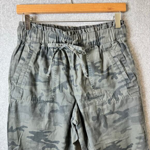 Loft High Rise Camo Joggers Womens Size XS Casual Comfort Boho Grunge Army Pants - Picture 7 of 14
